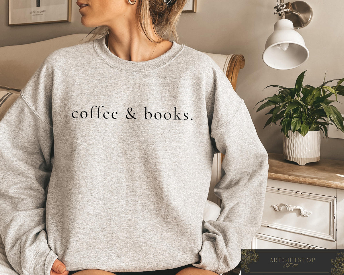 Coffee Books Books Lover Book Club Books Lover Coffee Lovers Tee Teacher Sweaters