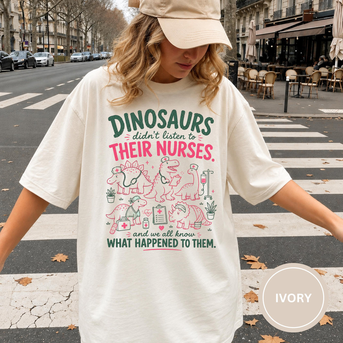 Nurse Rn Pediatric Nurse Tee Nicu Nurse Nurse Week Registered Nurse Comfort Colors Dinosaur Cna