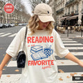 Reading Favorite Spor Bookish Book Lover Reader Tee Bookish Merch Bookworm Book Club Coffee Lover