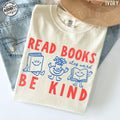 Comfort Colors Read Books Kind Stay Weird Retro Doodle Tee
