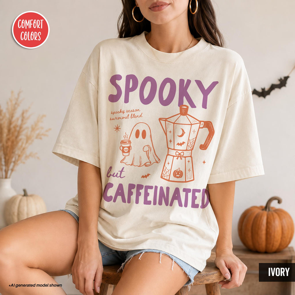 Halloween Coffee Comfort Colors Halloween Summerween Spooky Season Coffee Lover Coffee Halloween