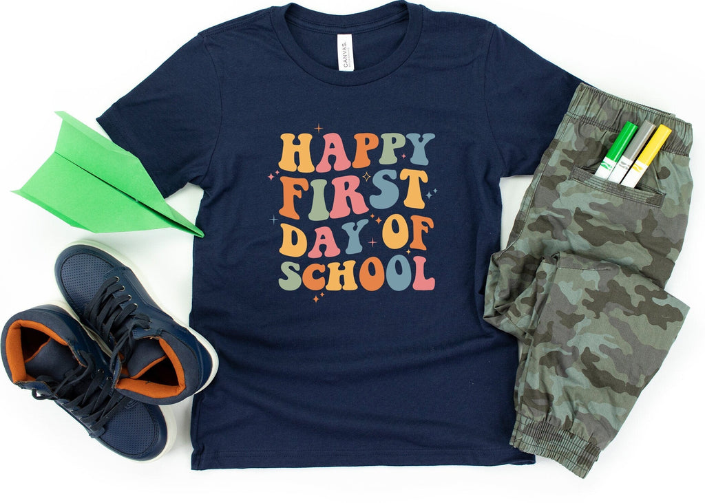 Happy First Day School Teacher Kindergarten Teacher Back School