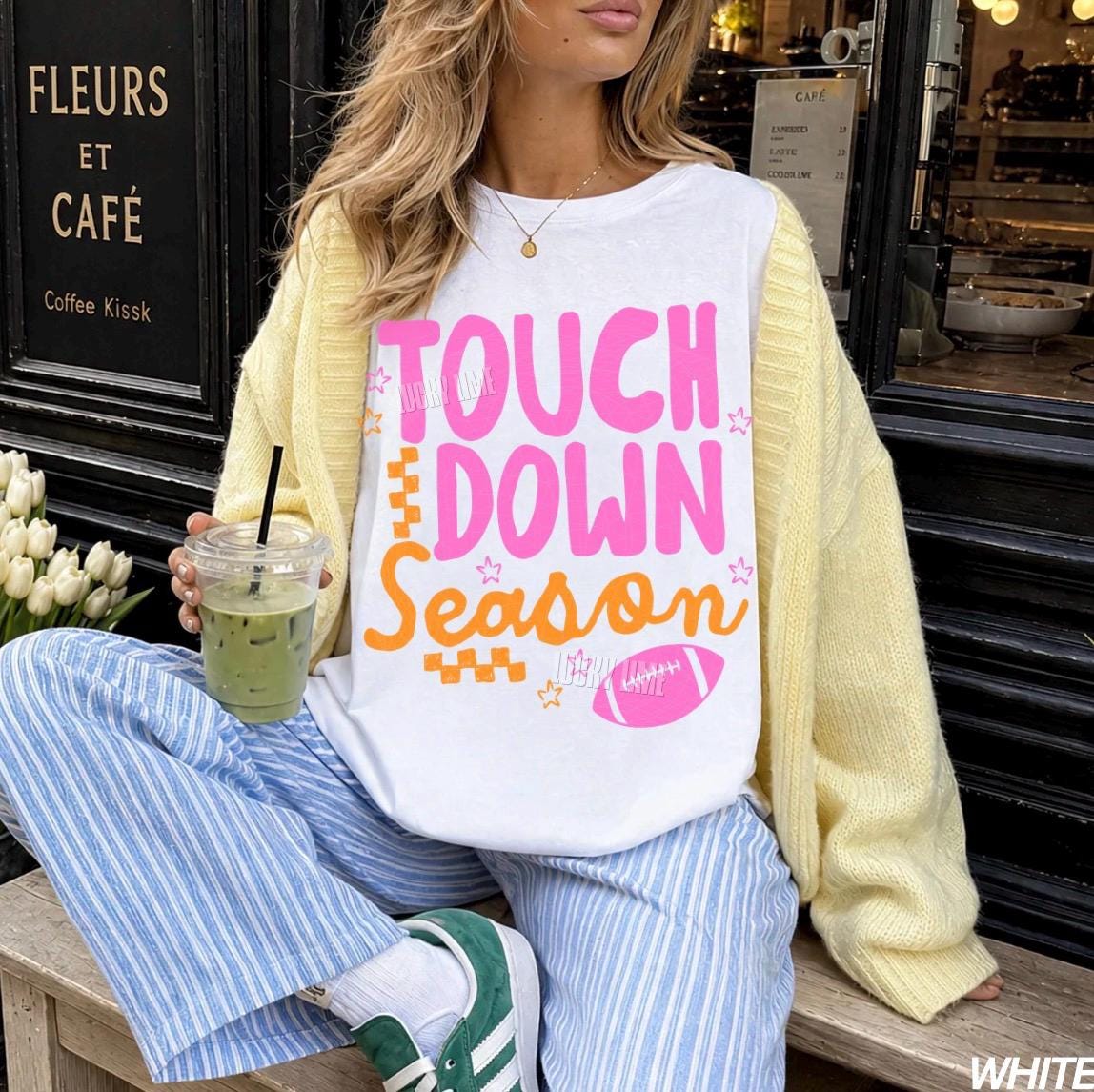 Touchdown Season Football Game Day Tee Football Season Team Spirit Comfort Colors Football Football Mom