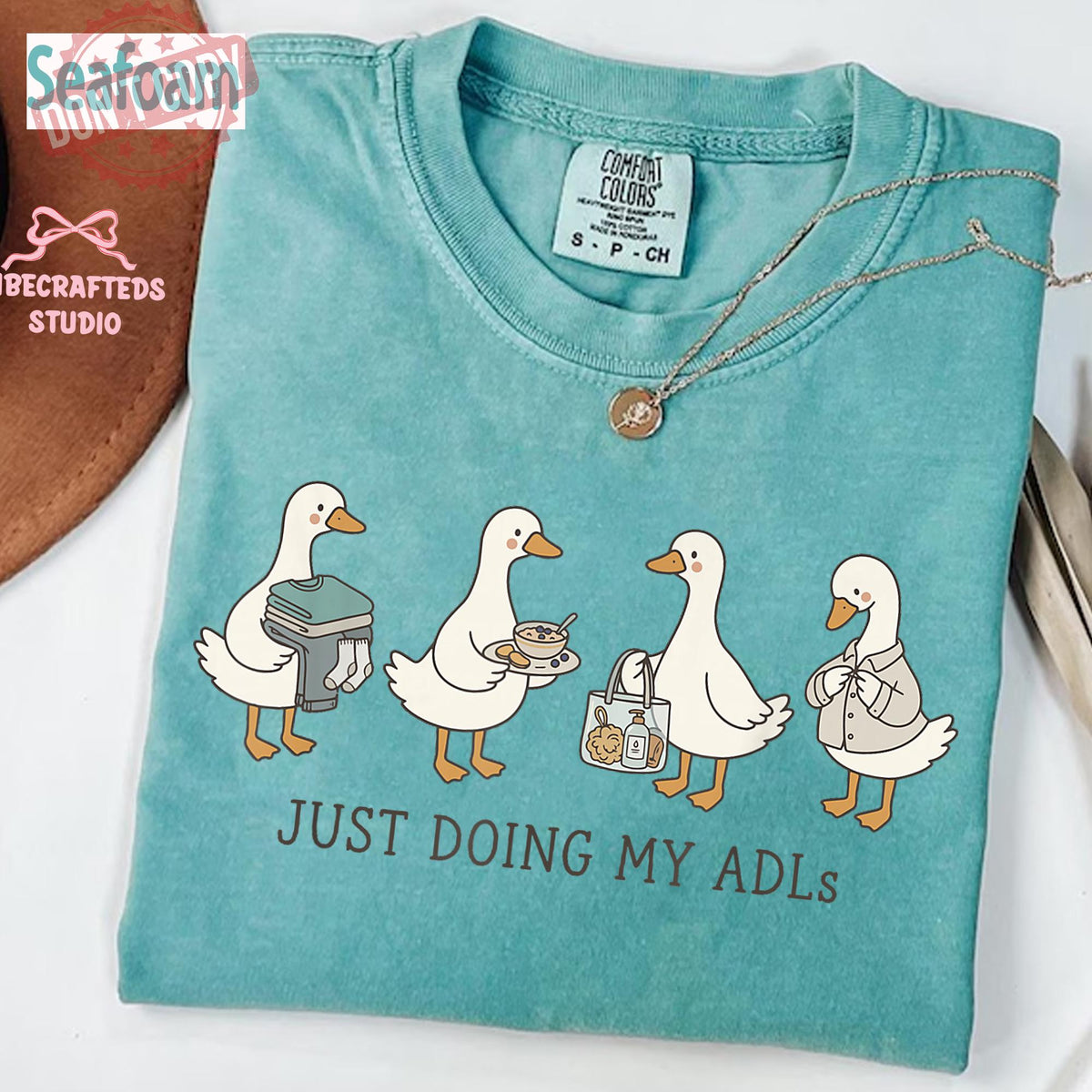 Doing Adls Goose Nurse Cna Occupational Therapy Tee Healthcare Worker Comfort Colors