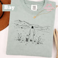 Jesus Shepherd Comfort Colors Christian Mountain Landscape Tee Minimalist Faith Religious Boho Christian