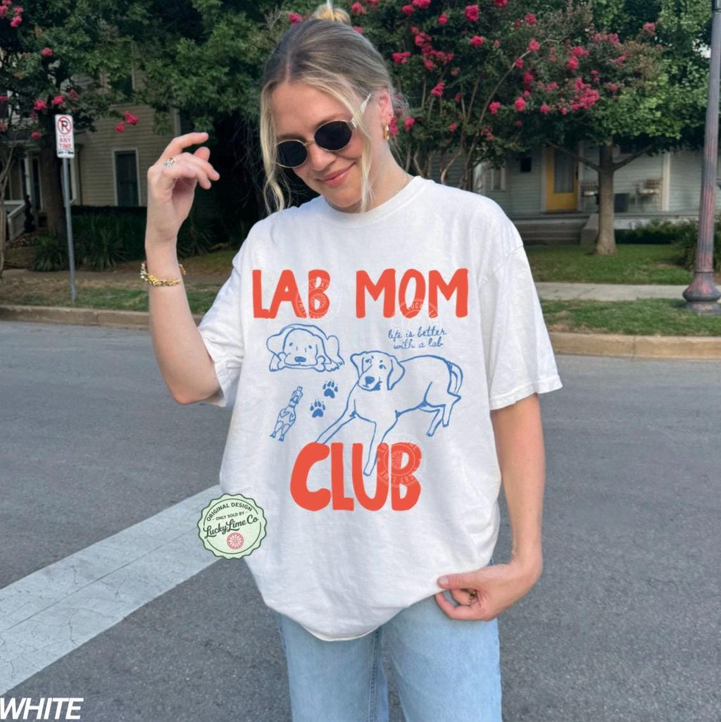 Lab Mom Club Labrador Retreiver Dog Mom Dog Lover Dog Fur Mama Dog Mama Dog Mom