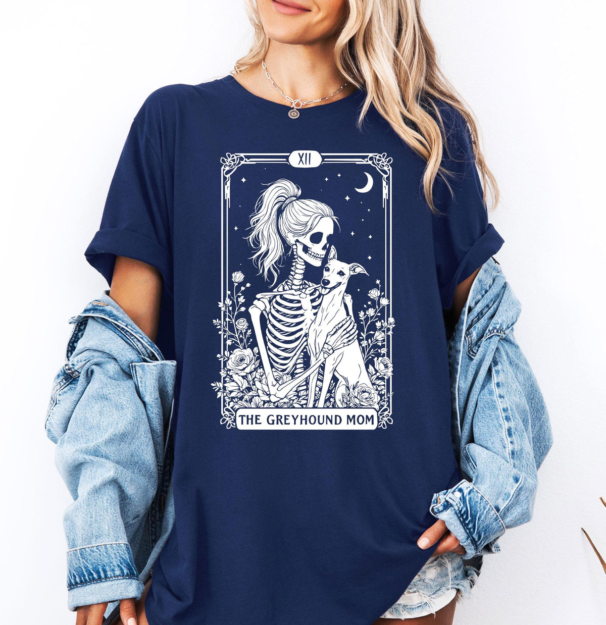 Greyhound Mom Tarot Card Greyhound Lover Halloween Greyhound Gif Whippet Dog Mom Halloween Sighthound