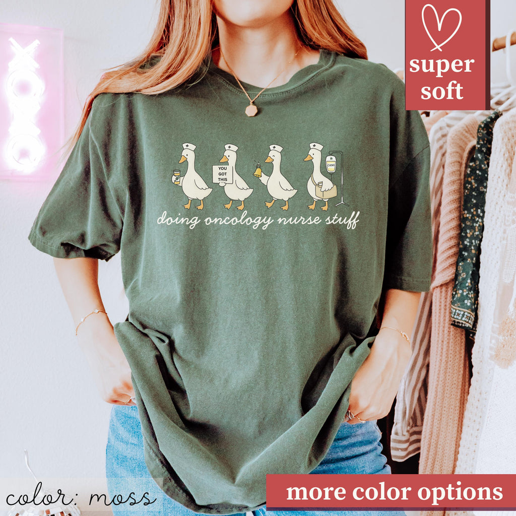 Oncology Nurse Oncology Nurse Comfort Colors Oncology Appreciation Week Chemo Nurse Life Tee