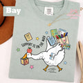 Support Way Silly Goose Comfort Colors Education Teacher Goose Iep Tools Tee Sped Teacher Support Tee
