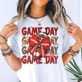 Coquette Game Day Red Bow Football Unisex