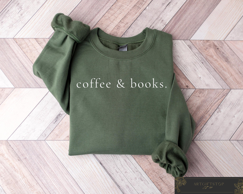 Coffee Books Books Lover Book Club Books Lover Coffee Lovers Tee Teacher Sweaters