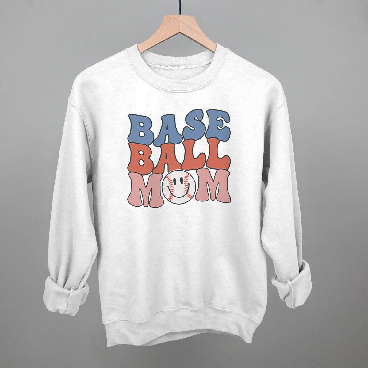 Baseball Mom Smiley