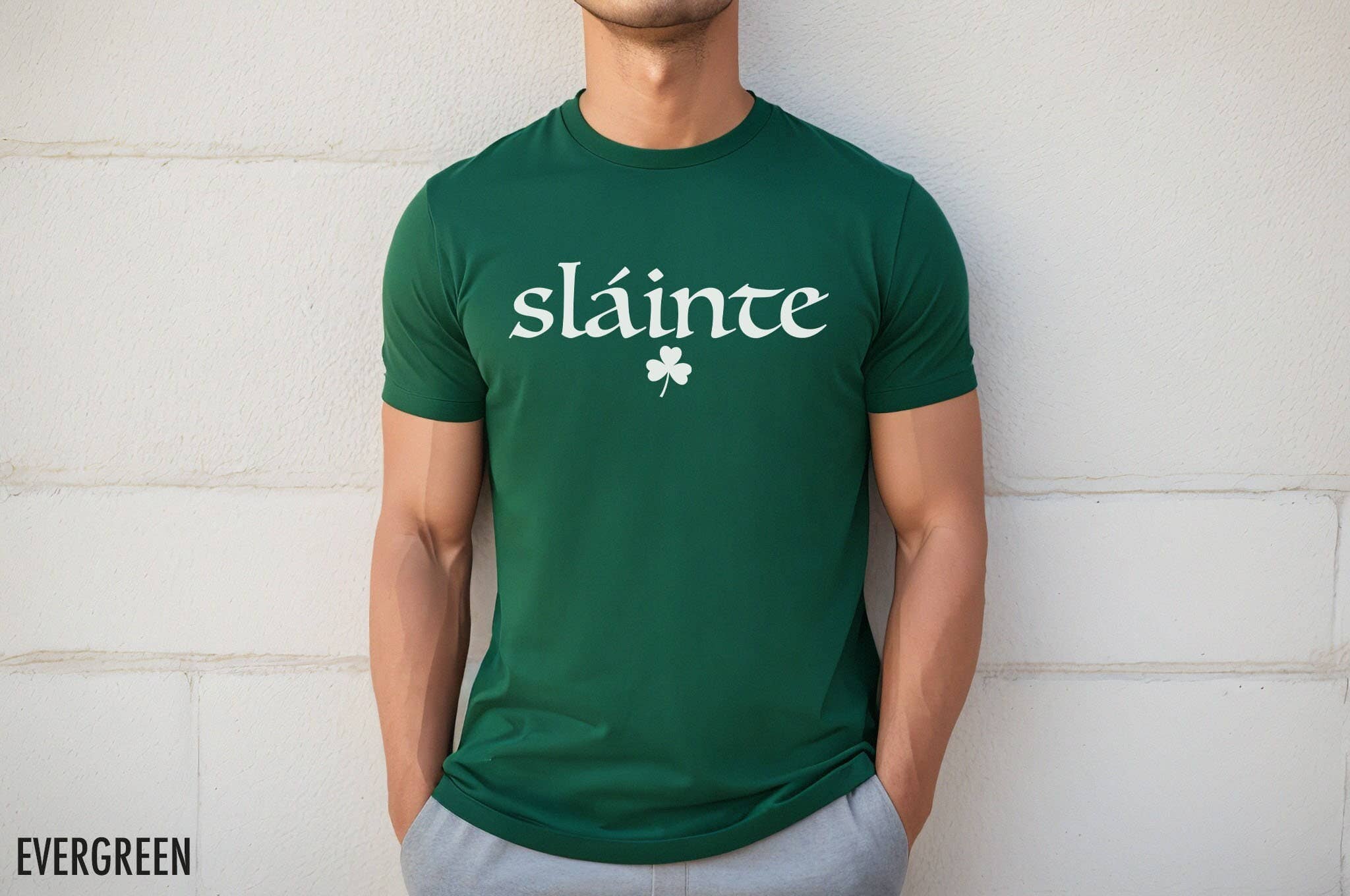 St. Patrick's Day Slainte Shirt - Gaelic Saying Irish Gift
