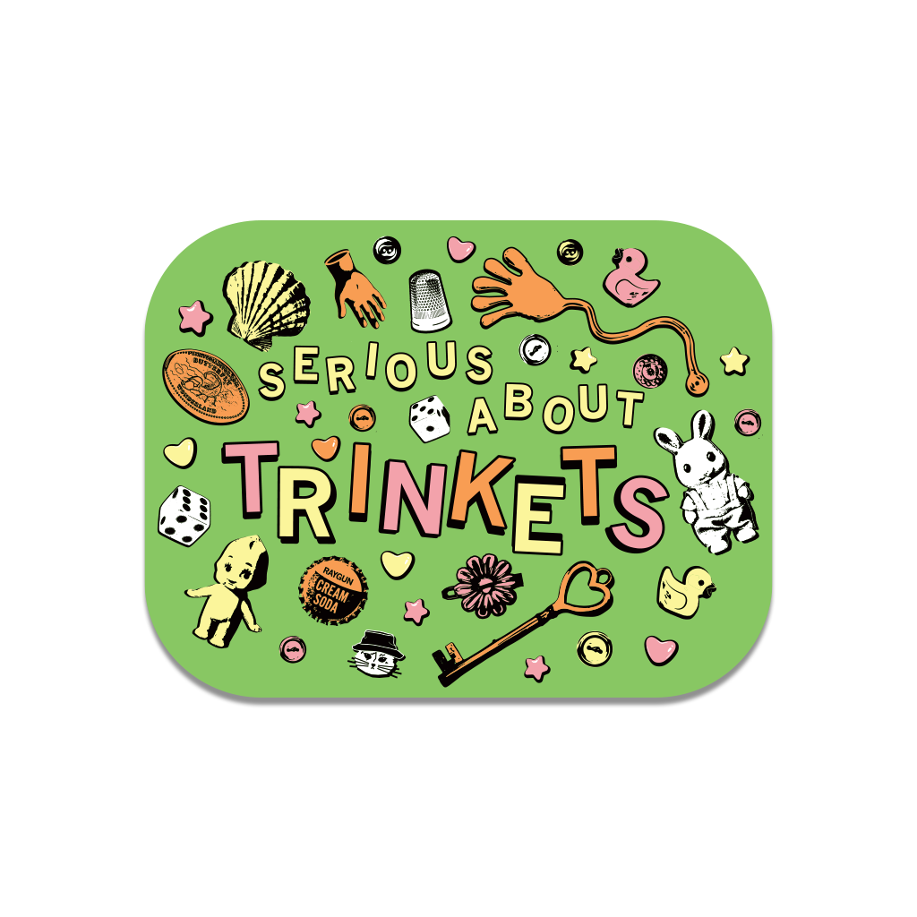 Serious About Trinkets Die-Cut Sticker Unisex