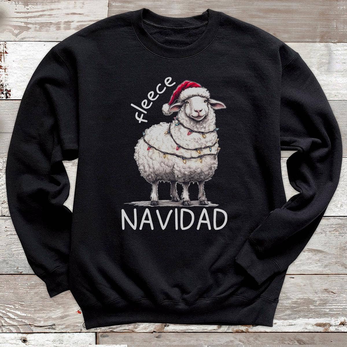 Fleece Navidad Unisex Christmas Jumper Adult & Kids