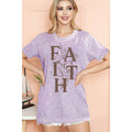 Faith Mineral Washed T Shirt Unisex