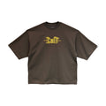 Cult's Oversized Heavyweight Crew Neck Tee "Pinstripe"