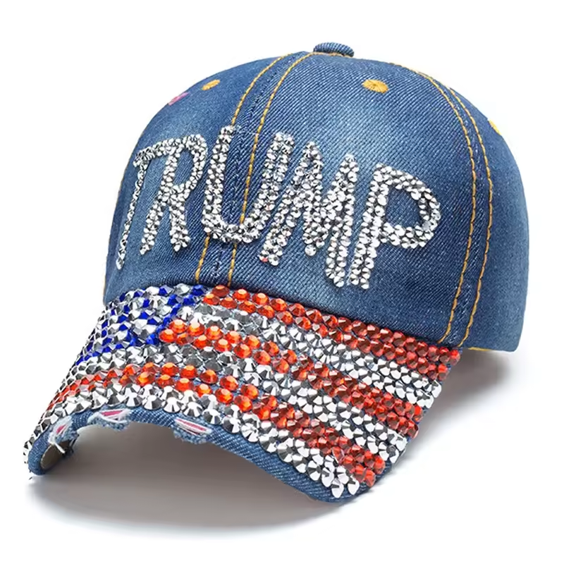 Bedazzled Trump Hat - 2210 Unisex