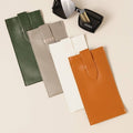 Fashion Faux Leather Sunglasses Pouch