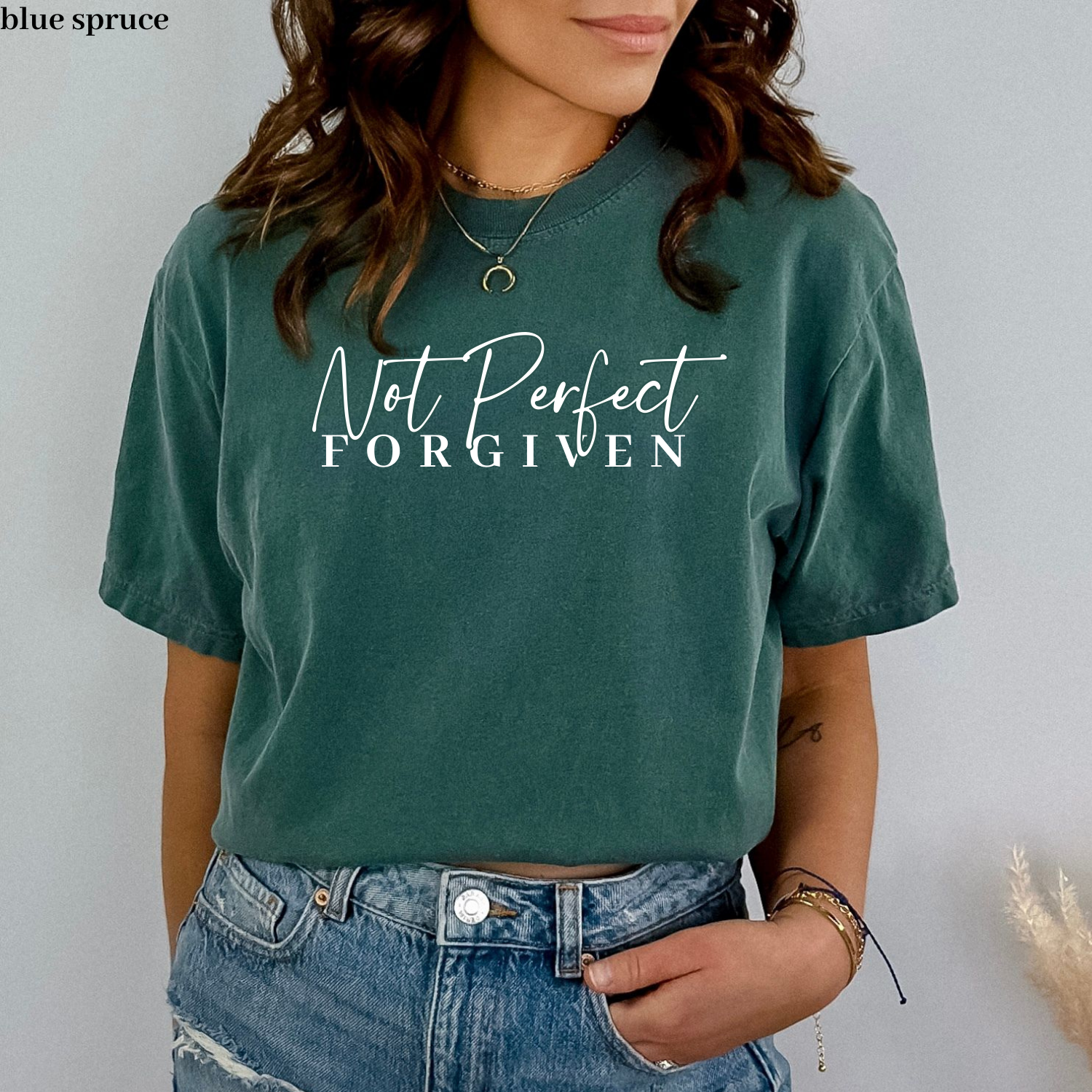 Not Perfect, Forgiven - Comfort Christian Easter T-Shirt
