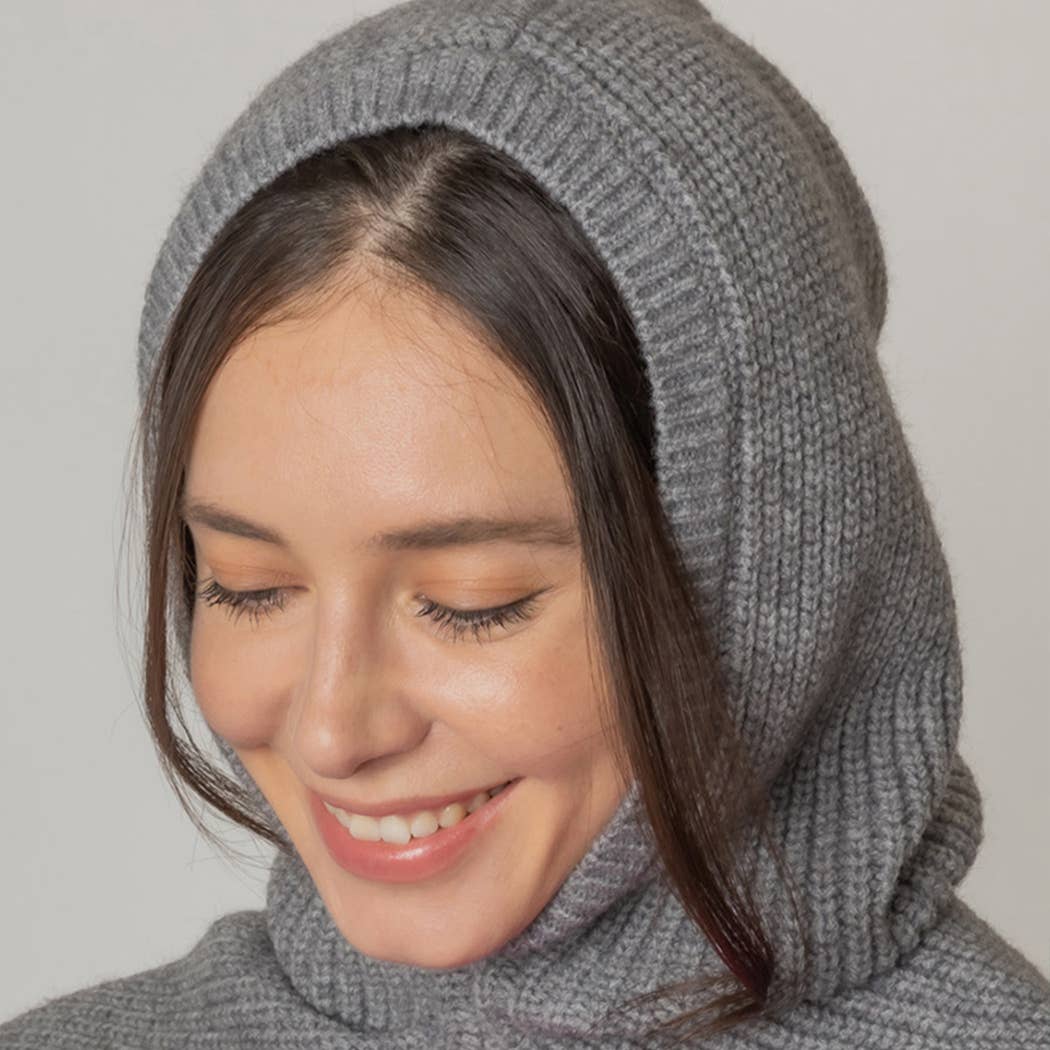 Solid Color Knitted Snood