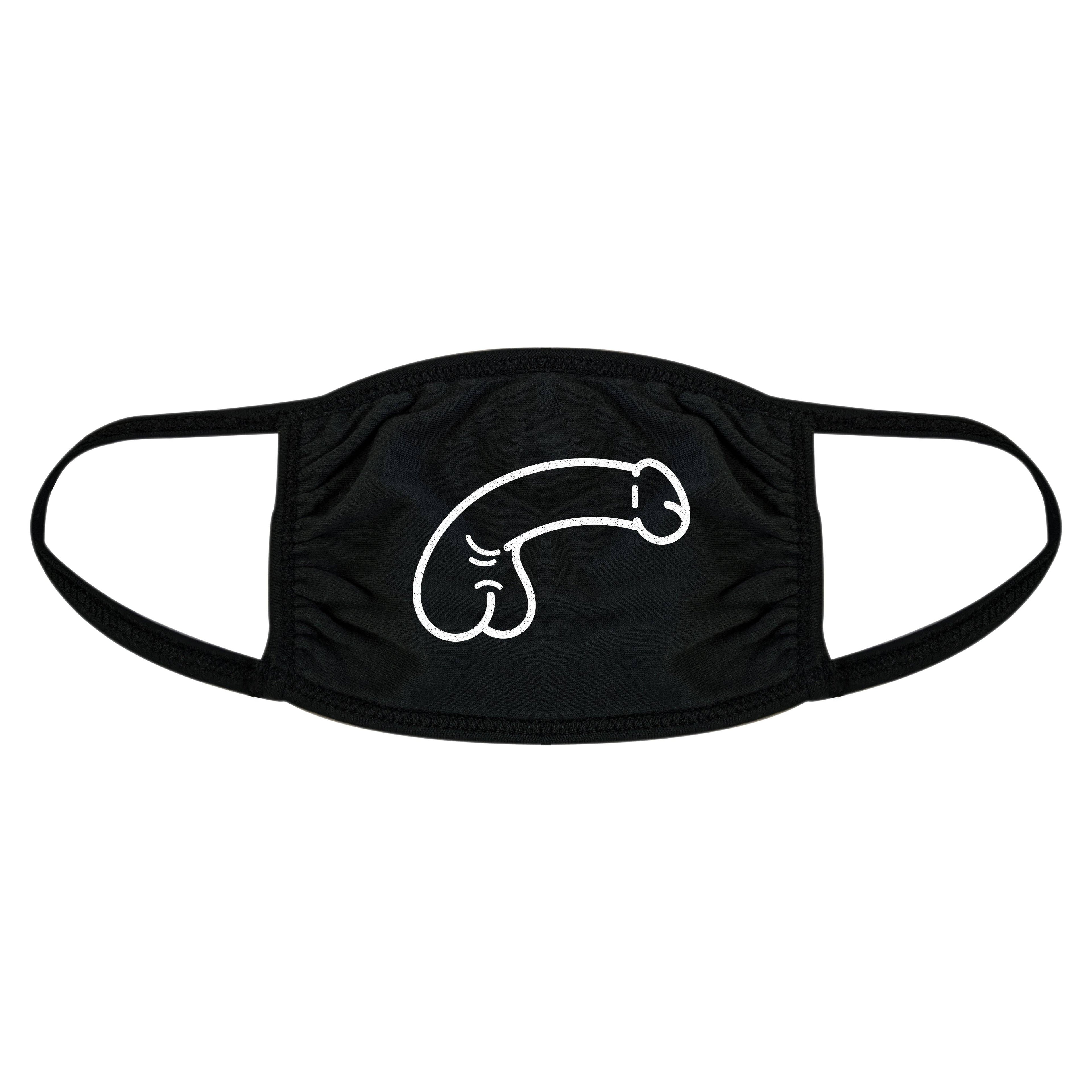 Penis Face Mask Mask Sex Graphic Print Face Cover Soft
