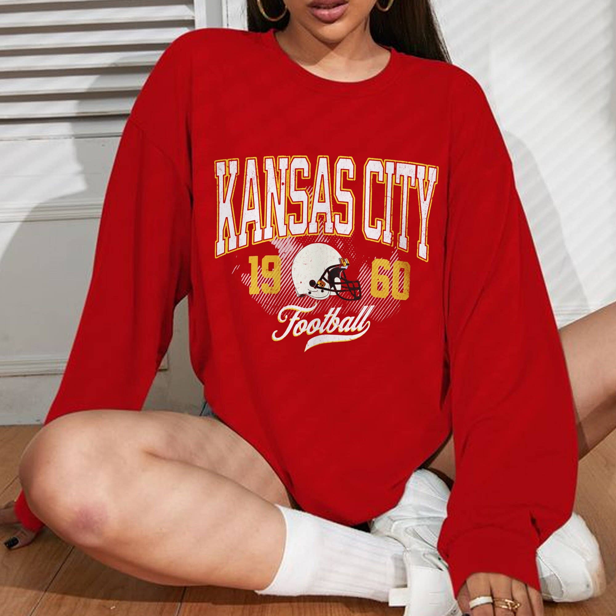 Kansas City 1960 Vintage Football Sweatshirt