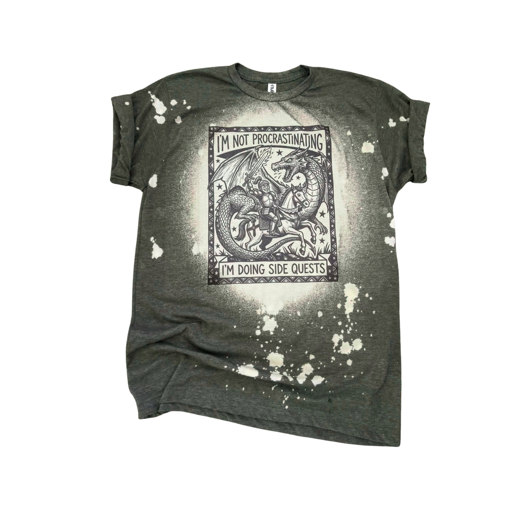 I'm Not Procrastinating Side Quests Fantasy Graphic Tee Unisex