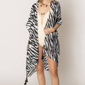Animal Print Summer Kimono Cover-Up