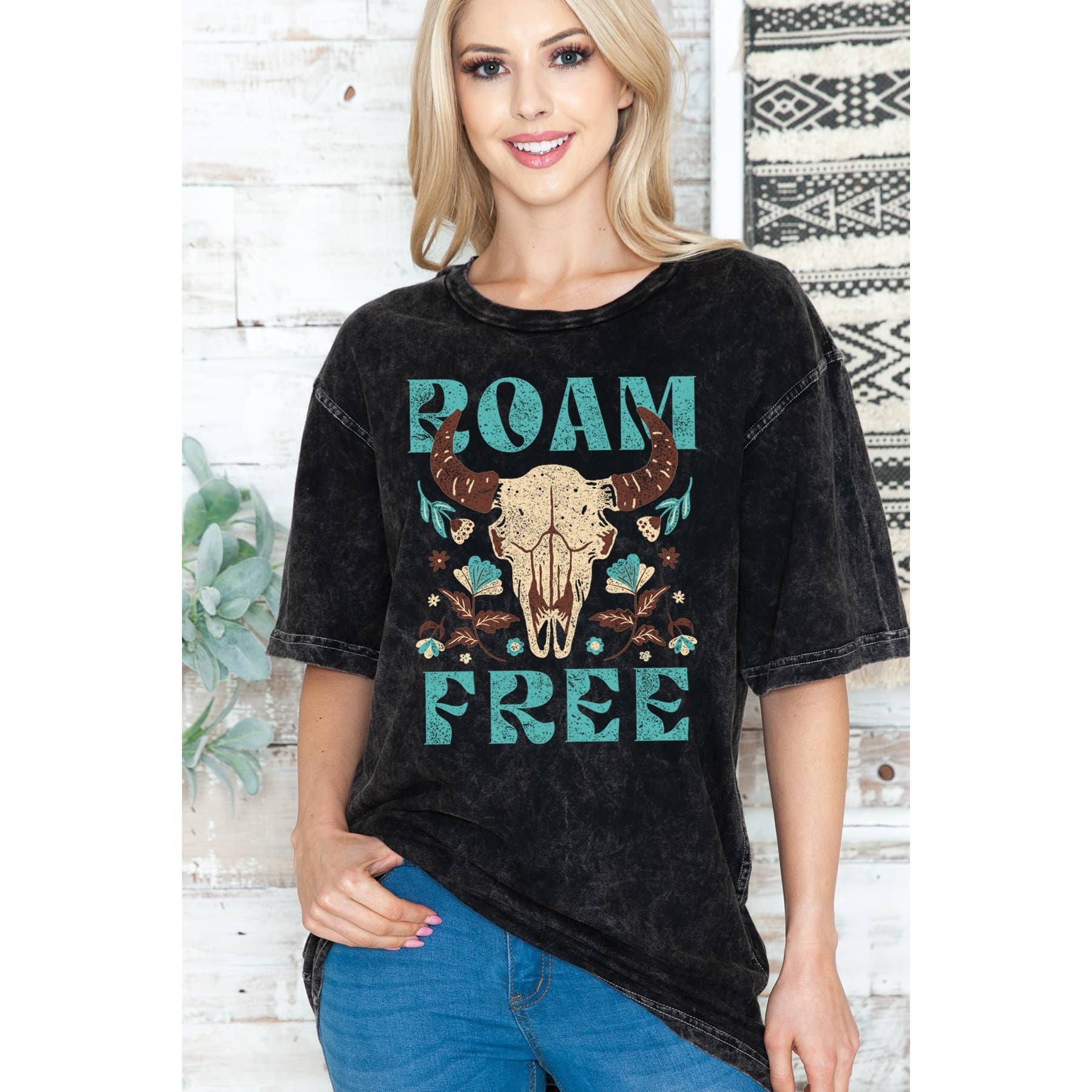 Roam Free - Unisex Oversized Mineral Wash