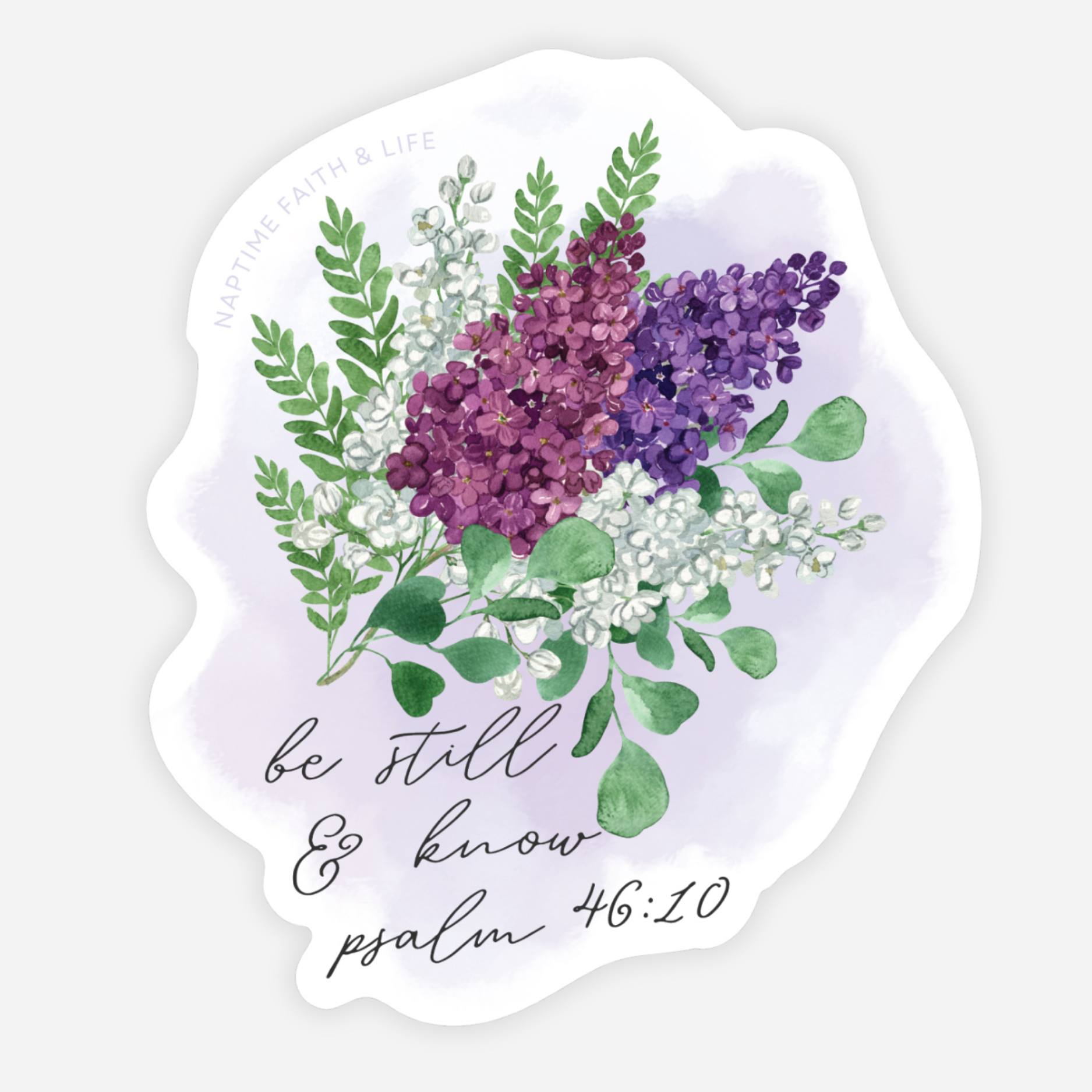 Be Still & Know Psalm Sticker | Christian Stickers | Faith