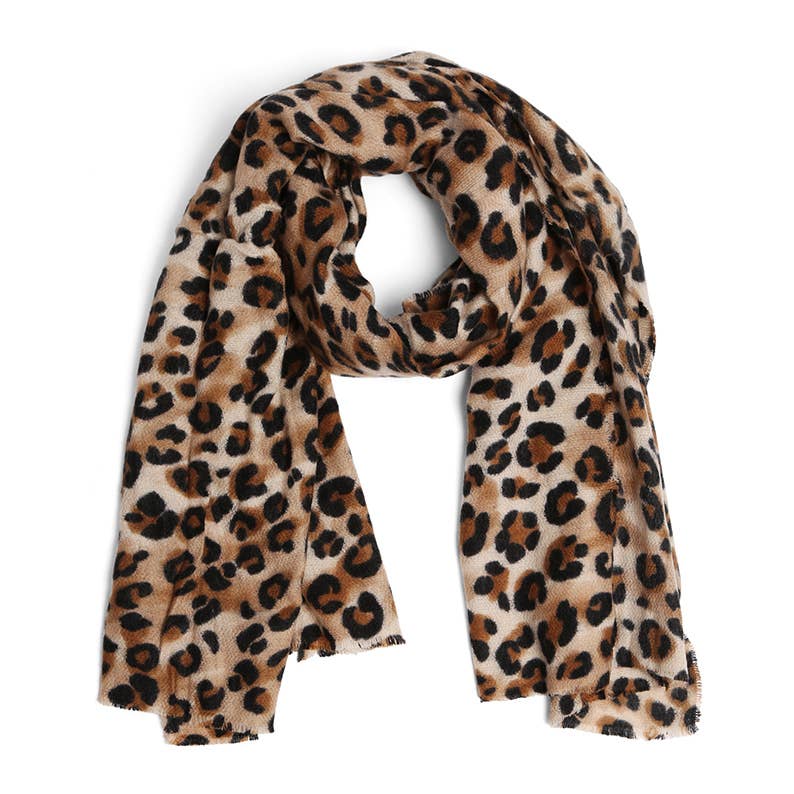 Soft Leopard Print Scarf For Effortless Style