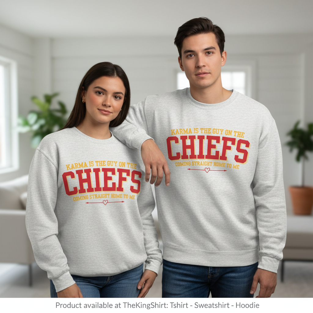 Chiefs Karma: Cozy Unisex Sweatshirt, Homecoming Vibes