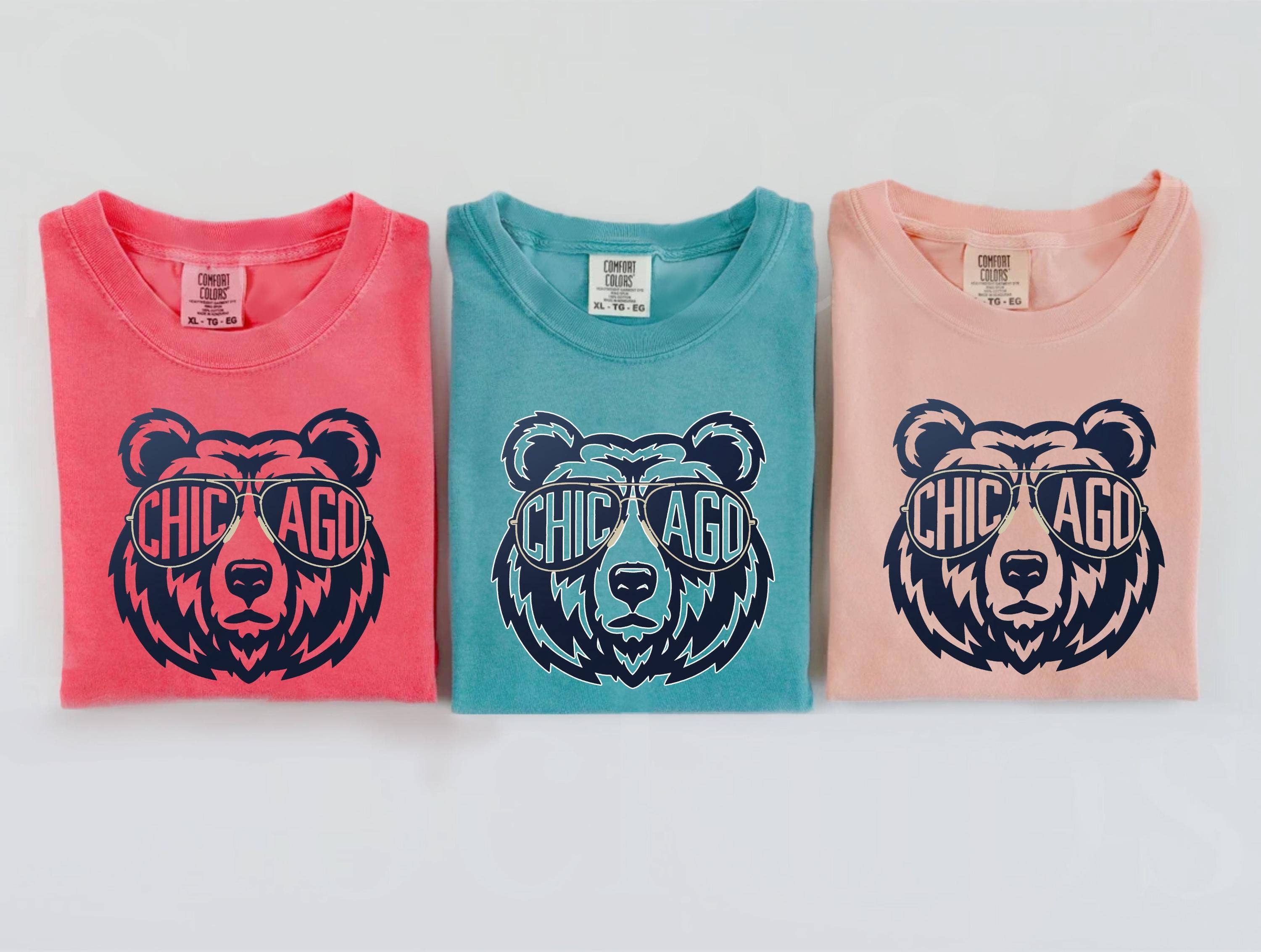 Chi-Cago Bears Football Game Day Comfort Colors Shirt