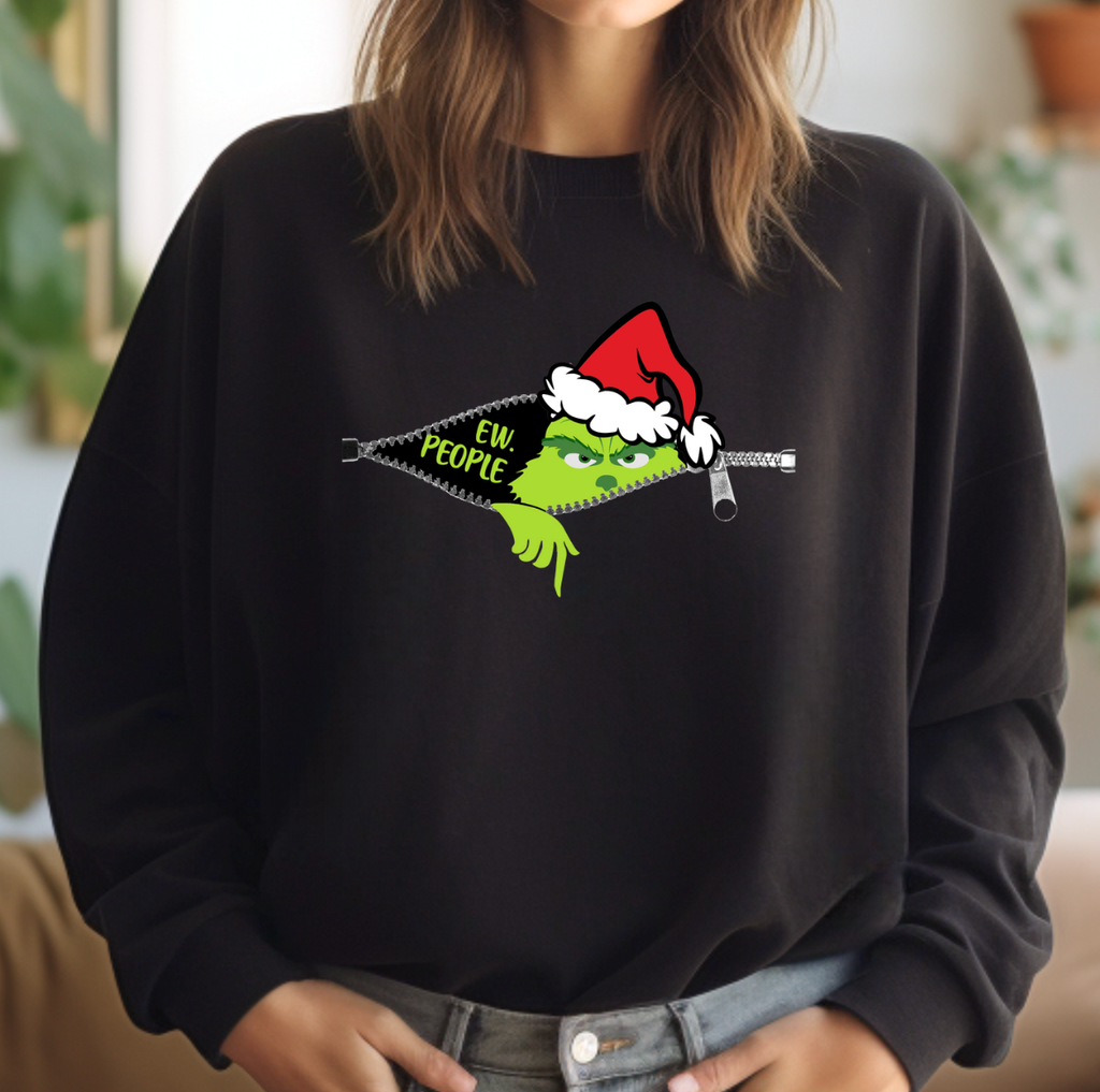 Ew People Grinch Crewneck Unisex