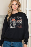 Women Country Graphic Comfy Pullover Sweater Unisex