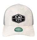 Born Salty Skull Crab Performance White Grey Topo Hat Unisex