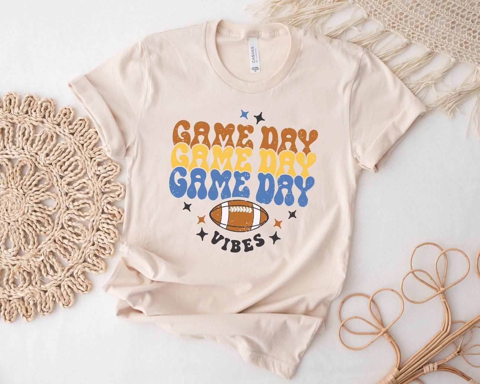 Game Day Vibes Football Tee
