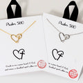 Cross Heart Gold Dipped Necklace