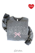 Mama Bow Plus Graphic Sweatshirt