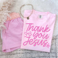 Thank You Jesus Pink Tee