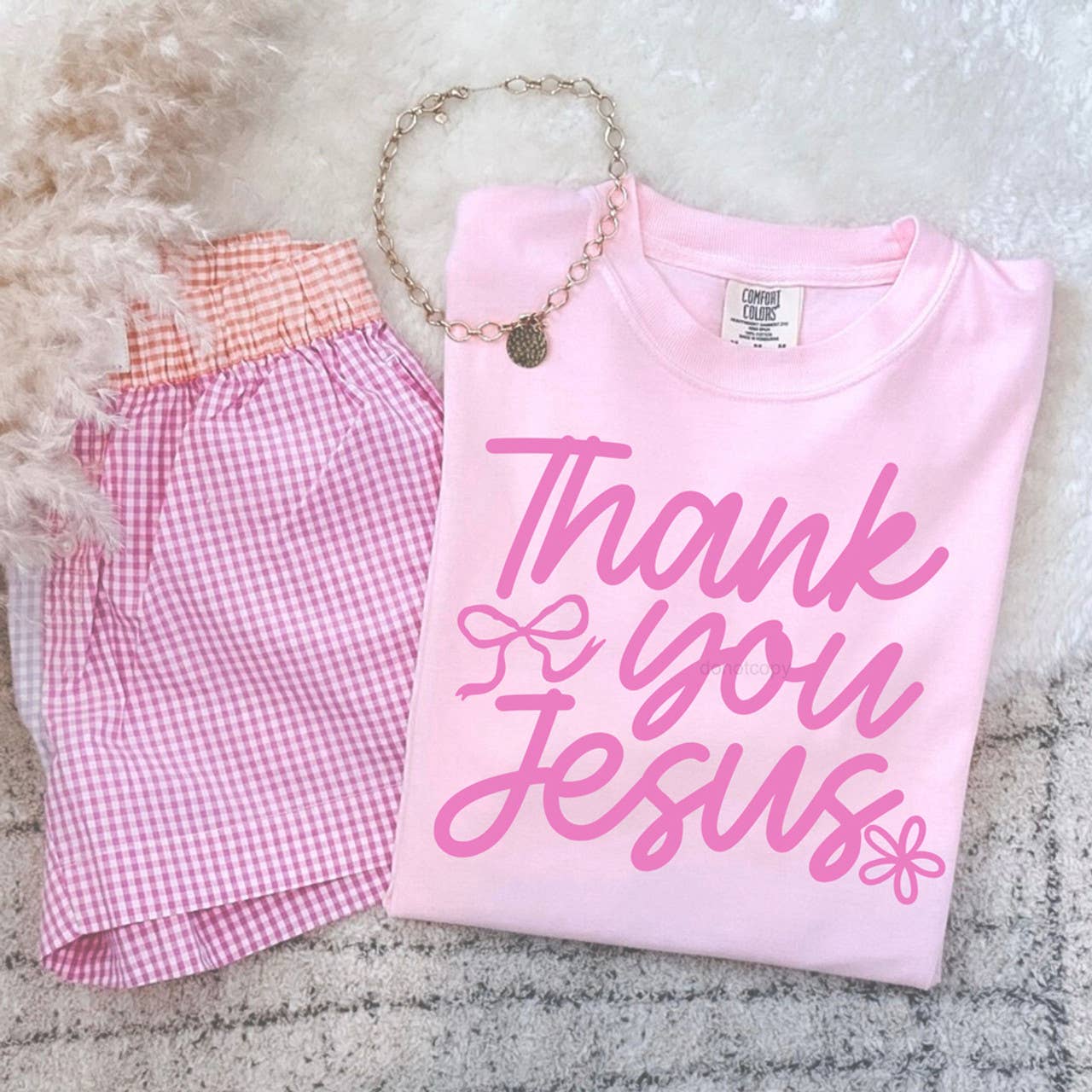 Thank You Jesus Pink Tee