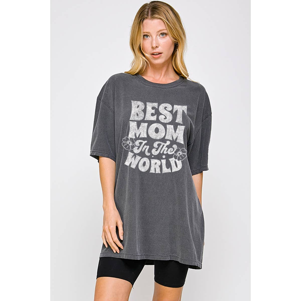 Best Mom in the World Vintage Oversized Tee