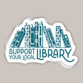 Support Your Local Library Decal