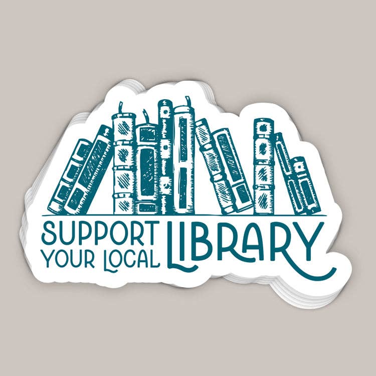 Support Your Local Library Decal