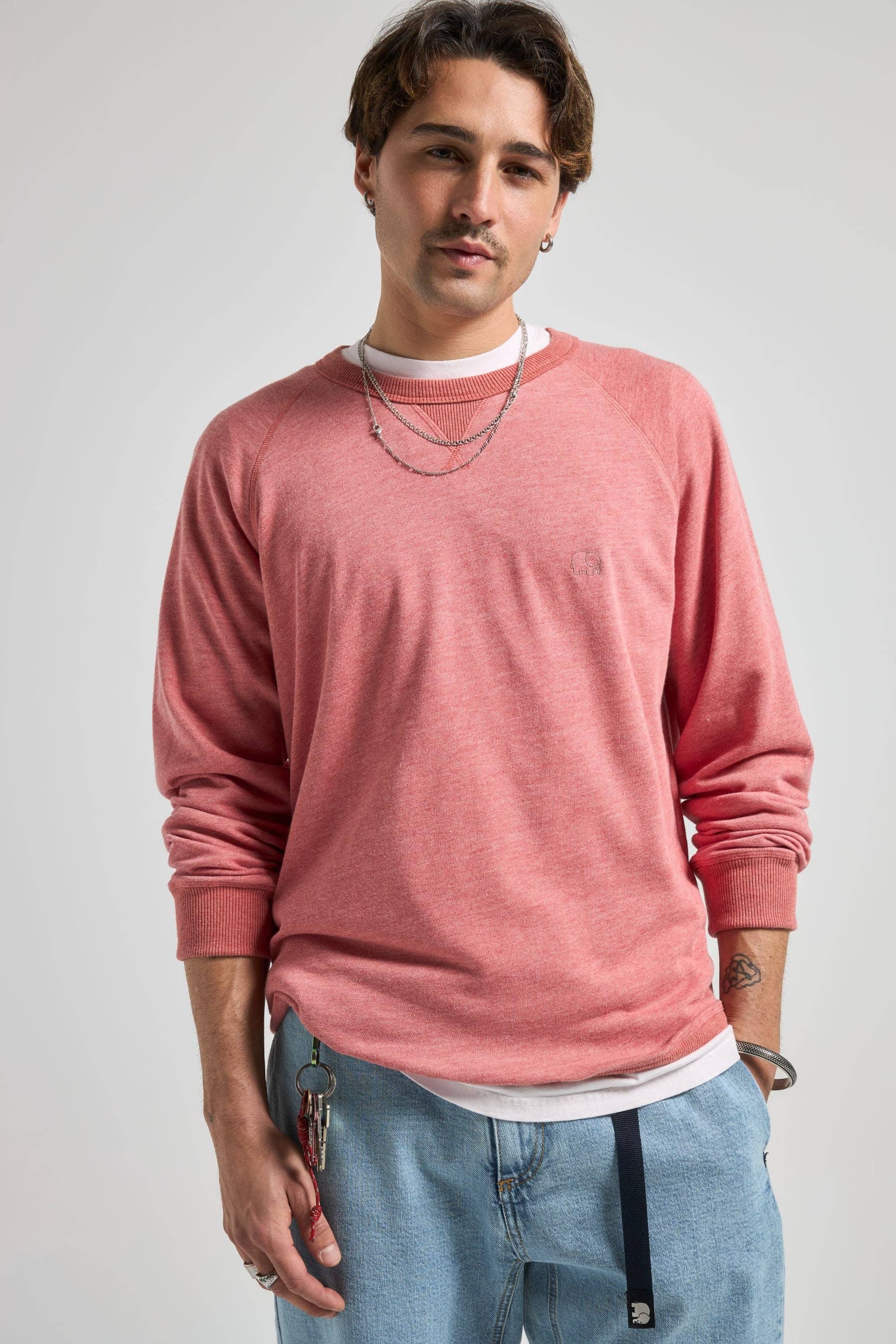 Essential Lightweight Sweater Salty Red