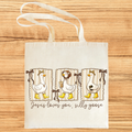 Jesus Loves You Silly Goose Tote Bag Unisex