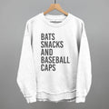 Bats, Snacks, and Baseball Caps