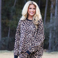 Lm-Waffle Longsleeve Top-Leopard