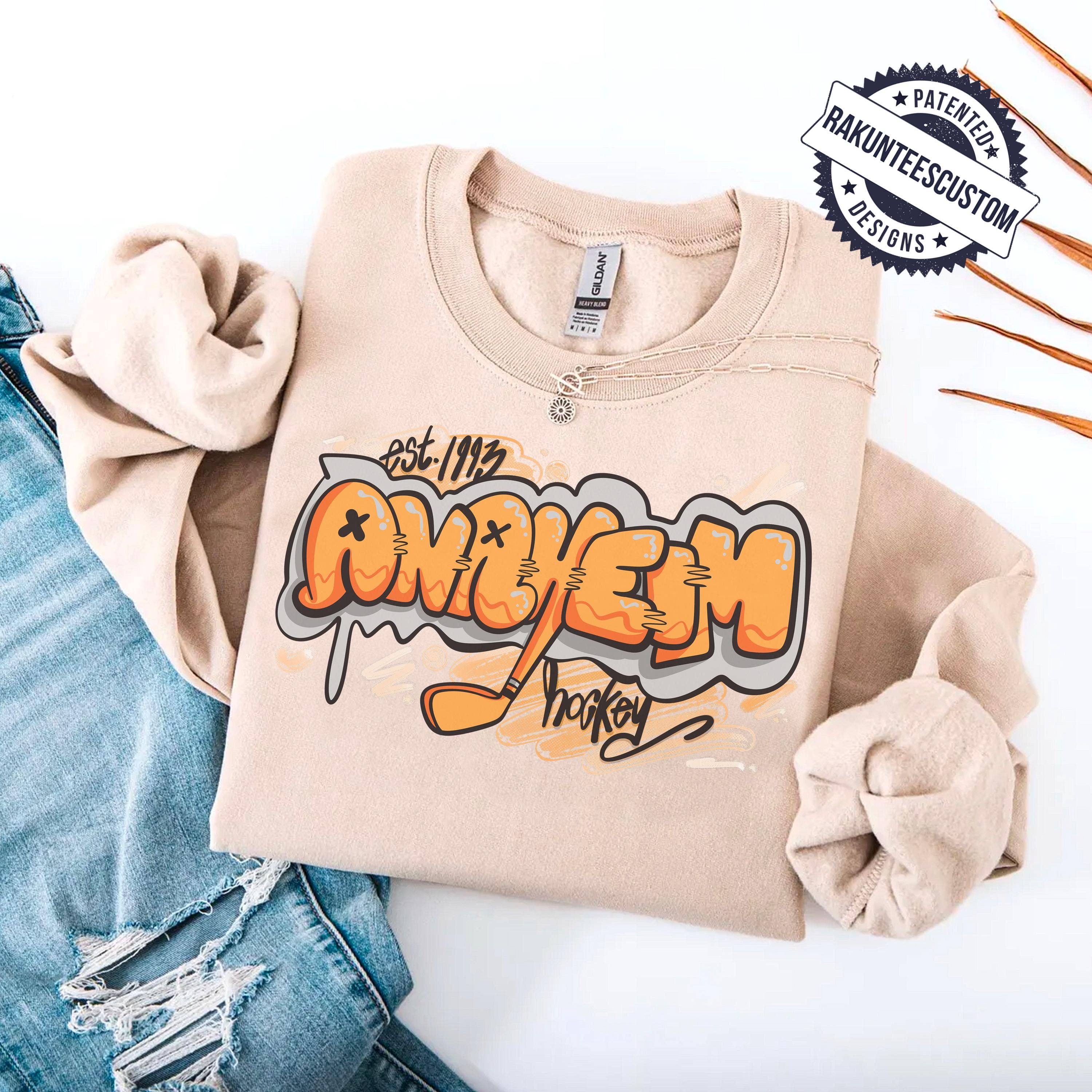 Anaheim Nhl Graffiti Hockey Sweatshirt